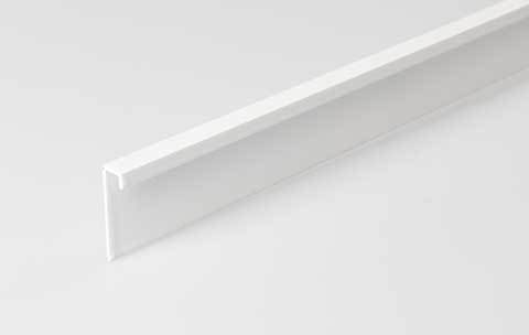 U-Profil weiß, 300 cm